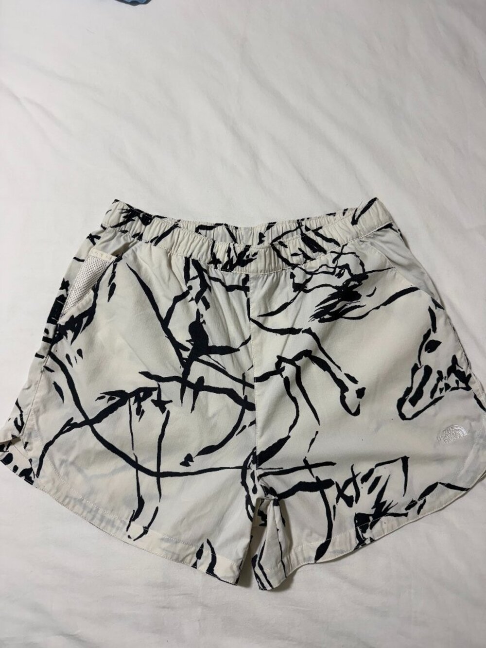 The North Face Class V Pathfinder Pull-On Shorts White Dune Large